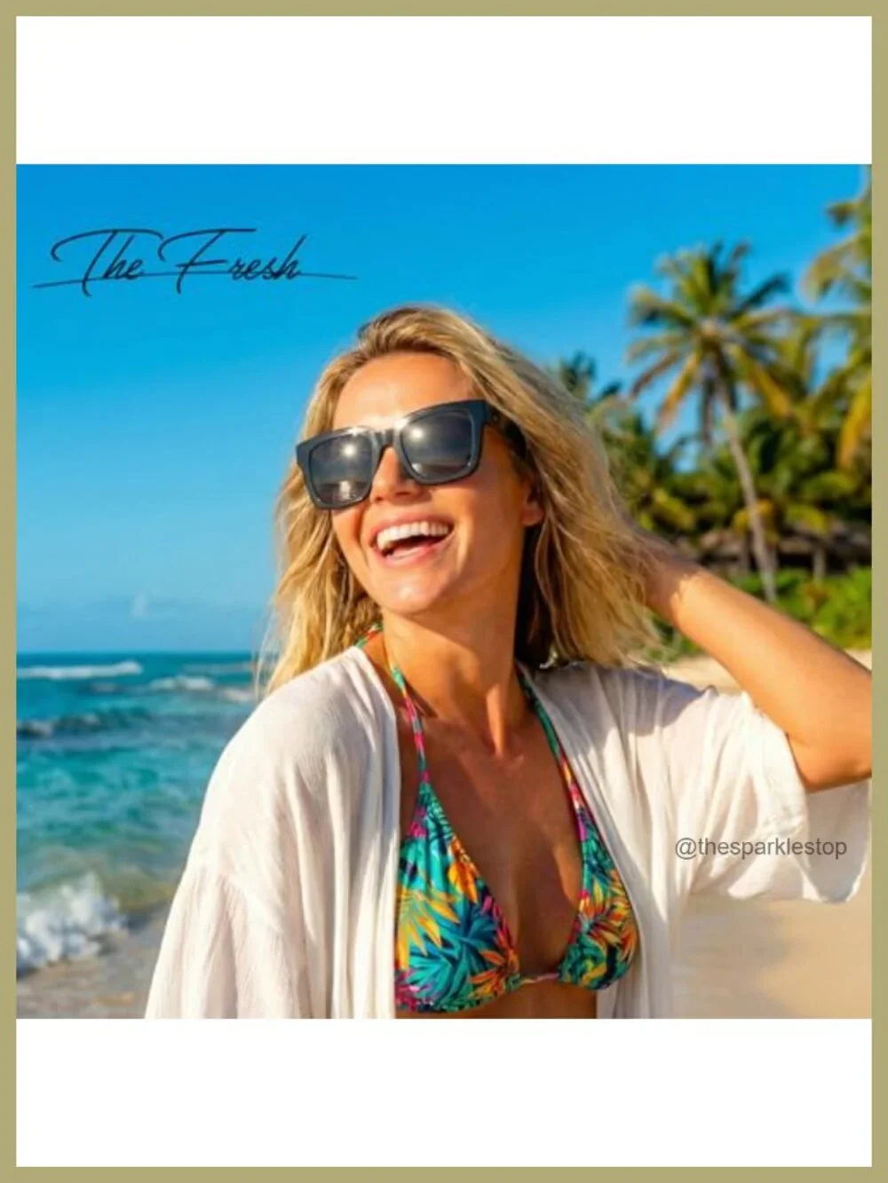 Retro Oversized Square Sunglasses UV400 Protection Lightweight